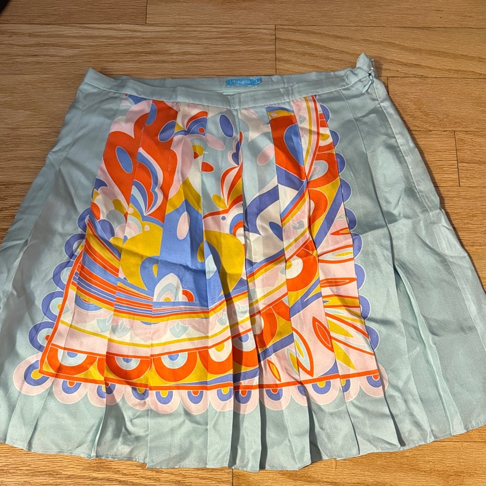 J. McLaughlin 100% Silk Skirt